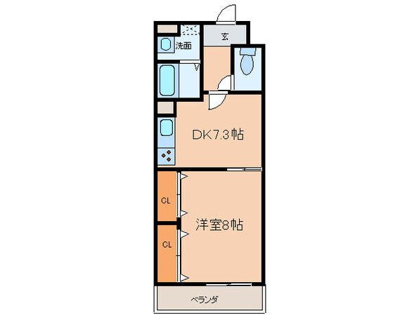 シェソワ21の物件間取画像